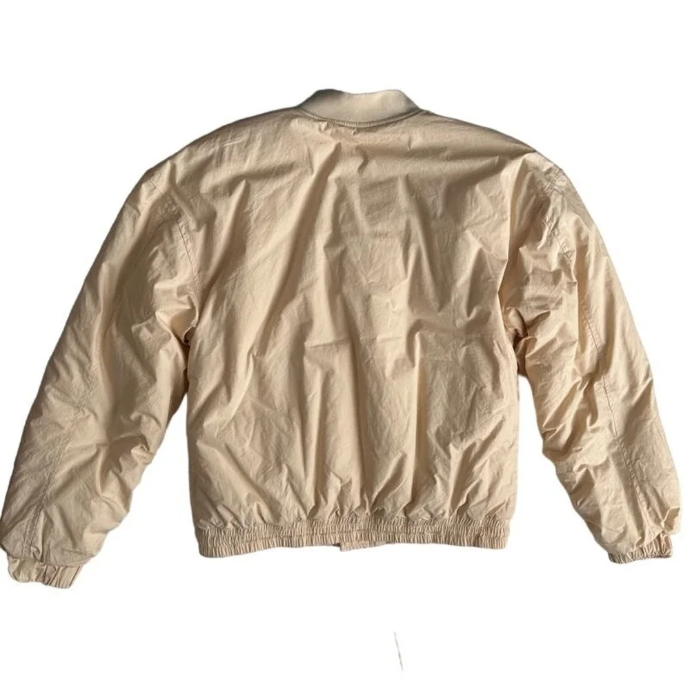 Lovers Friends x Lindsi Lane Revolve NWT Wren Zip Bomber‎ Jacket Macadamia S